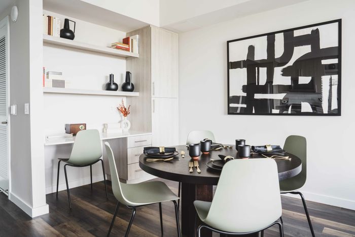 dining area with room for at least 4