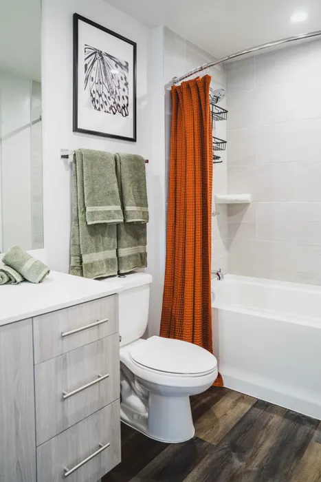 spacious bathrooms with soaking tubs