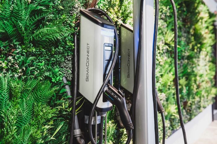 electric vehicle chargers on-site
