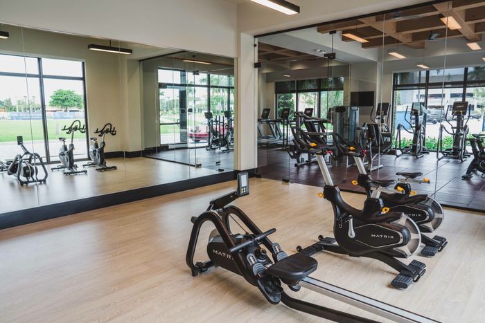 yoga studio within fitness center