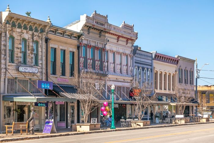 historic Goergetown Tx community square