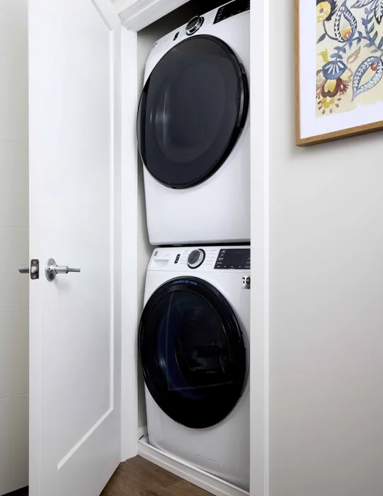in home-washer and dryer units