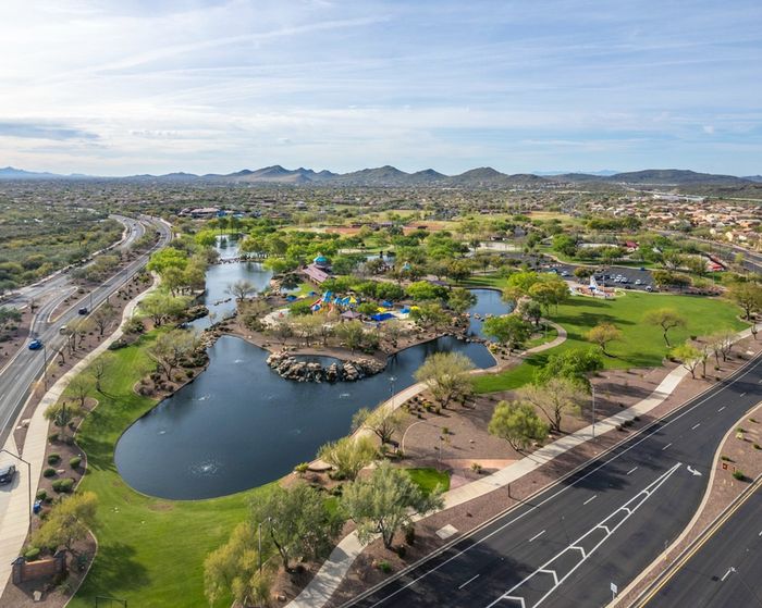 aerial view of north phoenix