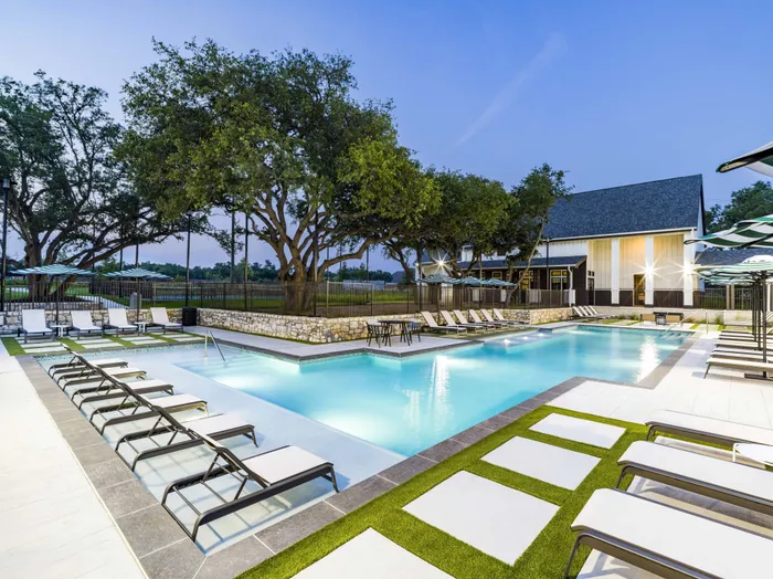Spacious luxury pool at Modera Georgetown