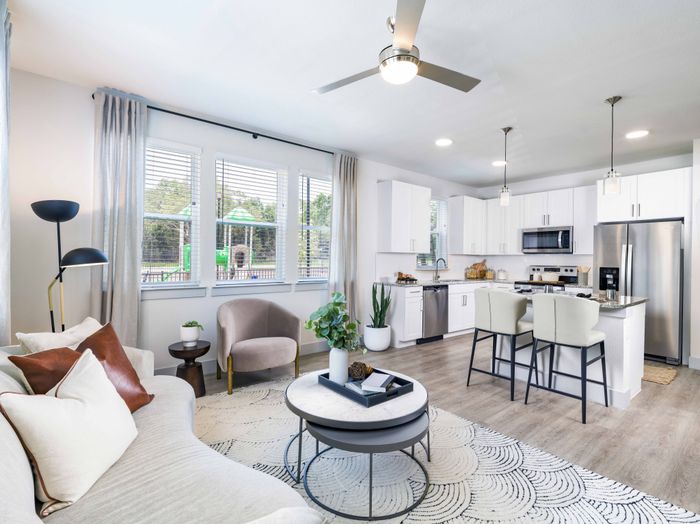 open living room floor plans with plenty of room for entertaining