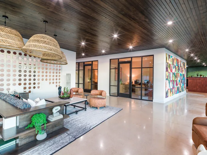 community space for coworking, gathering, entertaining, and more