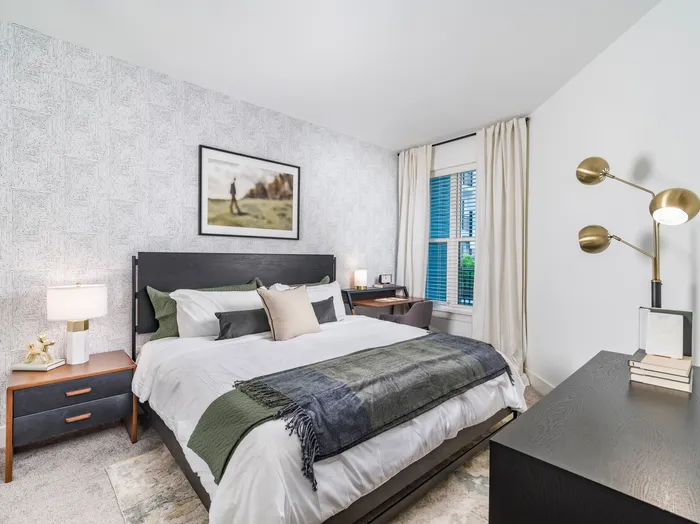 large bedroom with plenty of room