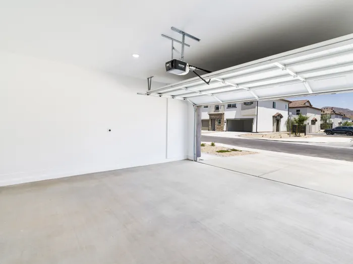 view from inside of garage open to street at amavi aster ridge single family homes for rent in phoenix az