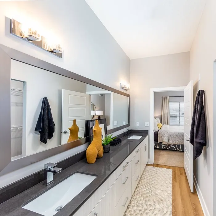 C1 Main Bathroom  | CORE | Downtown Kansas City Apartments