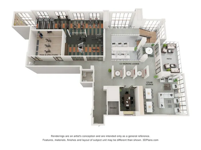 Floor Plans for Clubhouse Level 2 | CORE | Downtown Kansas City Apartments