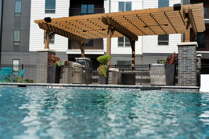 Poolside BBQ Pavillion