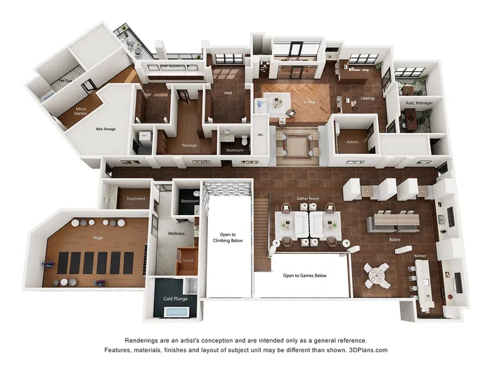 Ascent | Clubhouse Floorplan