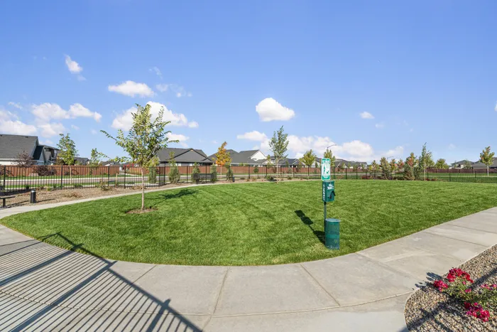 Bark Park at Modern Craftsman Black Cat homes in Meridian, ID