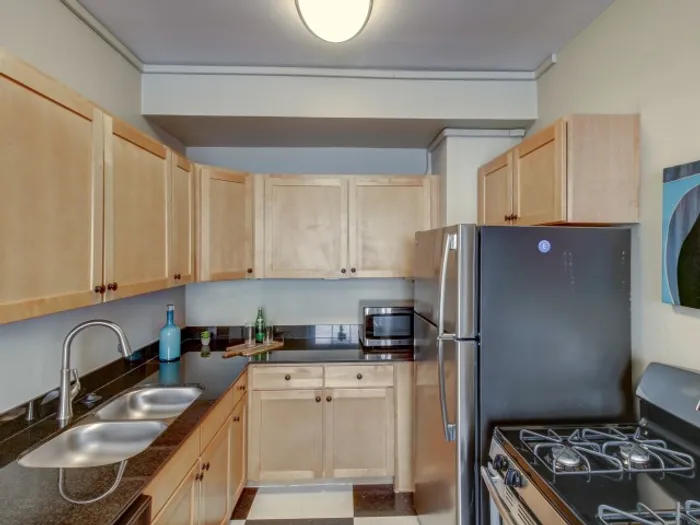 Capitol Hill CO Apartments for Rent -Belmont Buckingham Apartments Kitchen