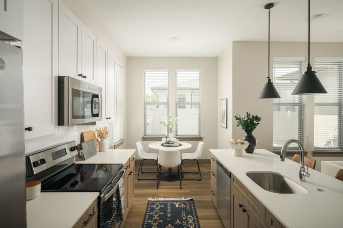 Kitchen in Modern Craftsman Ten Mile homes in Meridian, ID