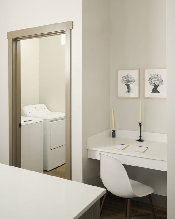 in-unit laundry at Modern Craftsman Ten Mile homes in Meridian, ID