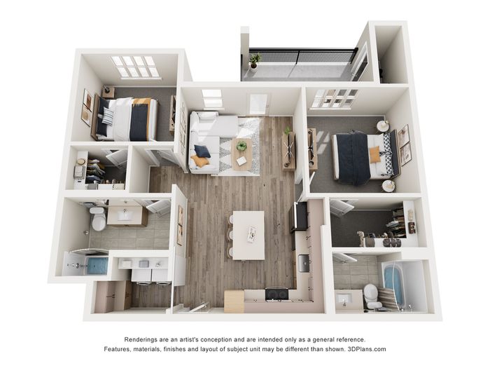 B2 - 2x2 Floorplan