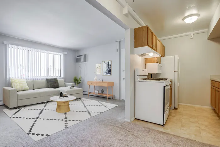 Kitchen & Living Room