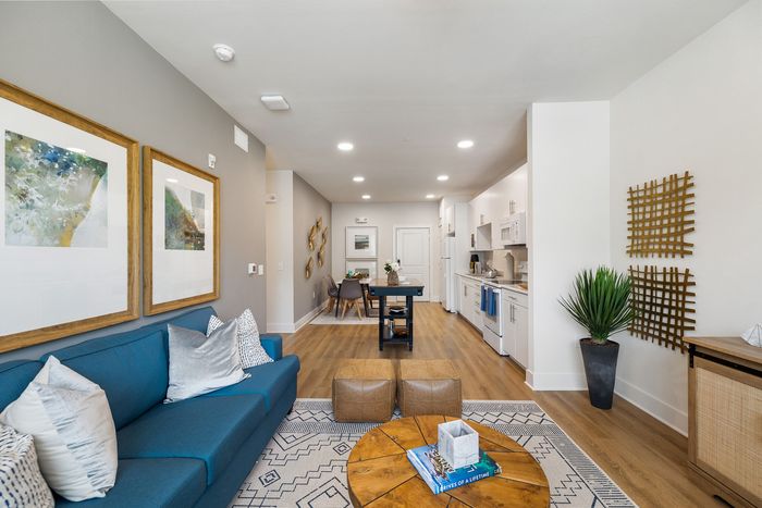 Kitchen, Dining and Living Room