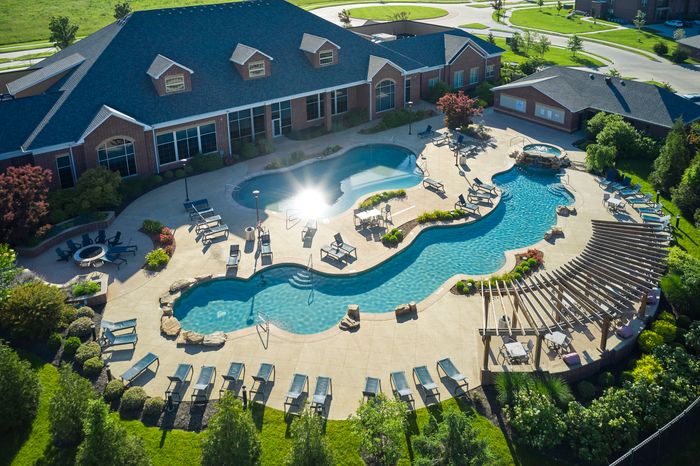 Resort style pool