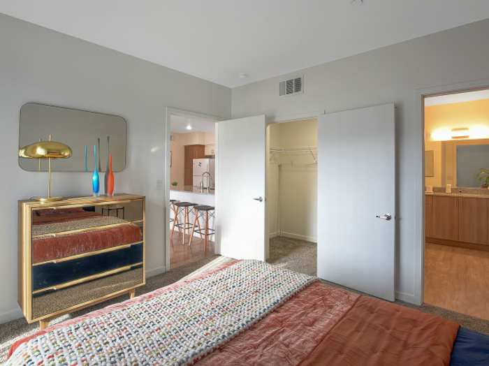 Bedroom with on suite bath