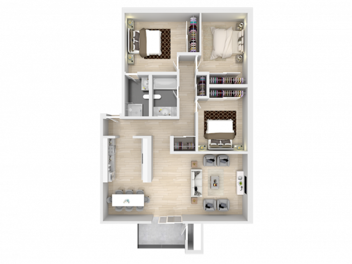 3 Bedroom 2 Bath