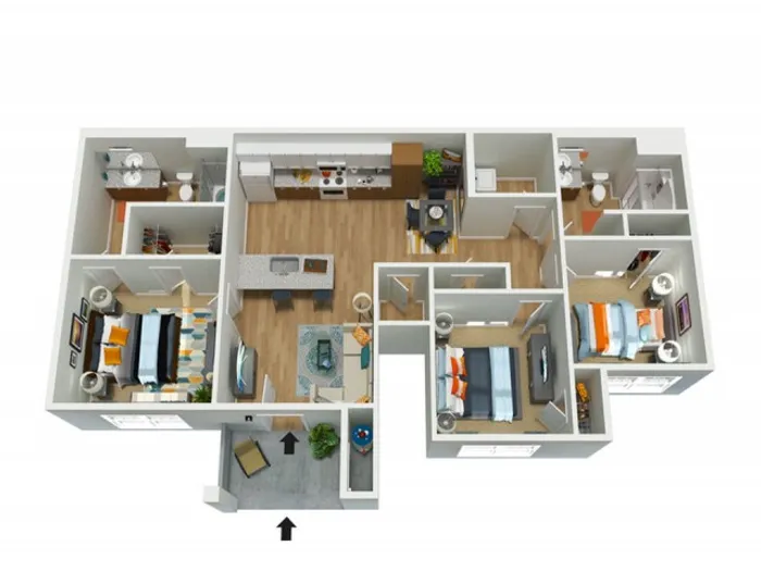 3 Bedroom 2 Bath