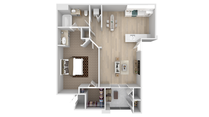1 Bedroom 1 Bath