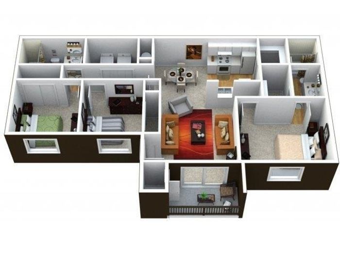 3 Bedroom 2 Bath