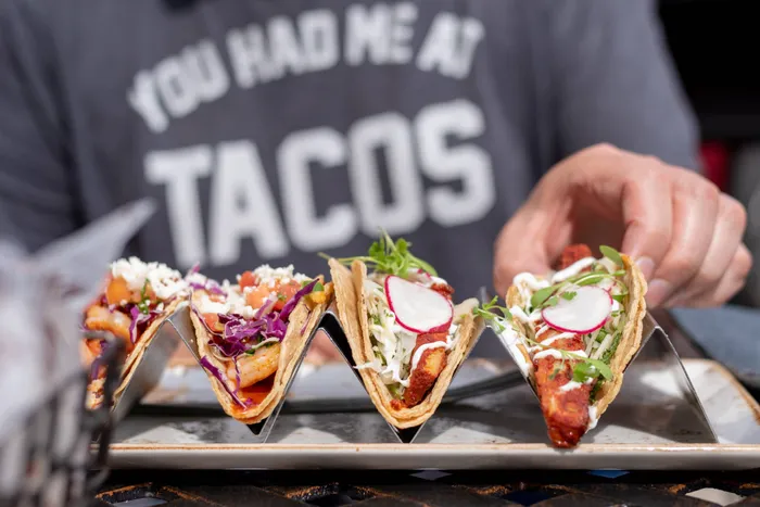 Eating Tacos
