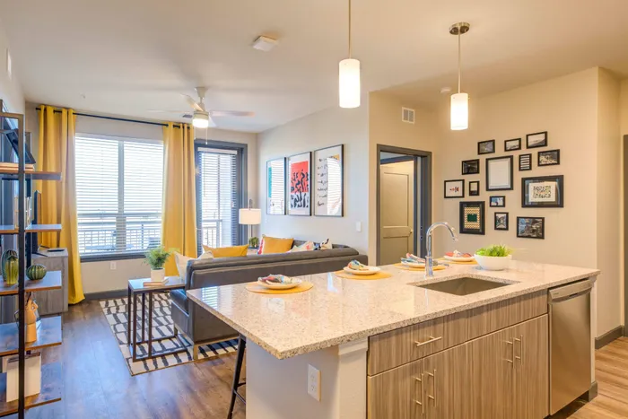 Model Unit Kitchen & Living Room