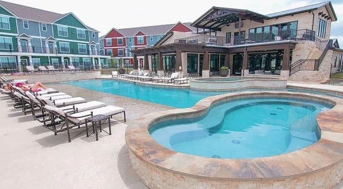 Resort Style Pool & Seating Area