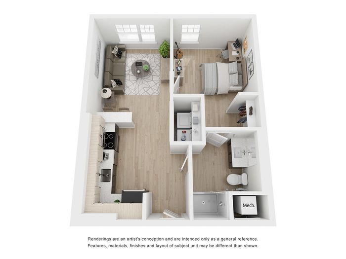 One Bedroom B