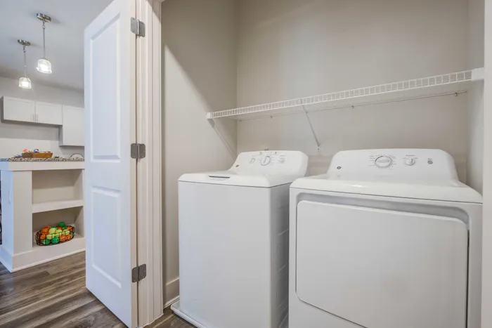 washer and dryer