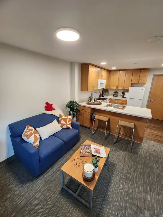 Kitchen and Living Room