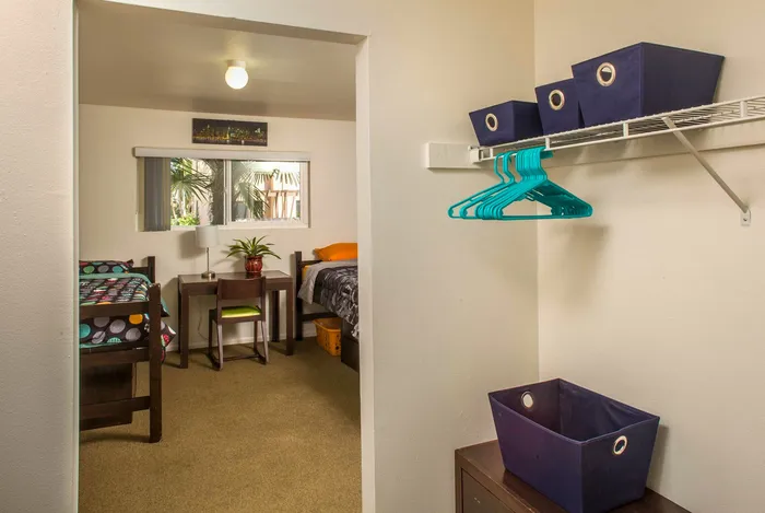 Villas bedroom closet view