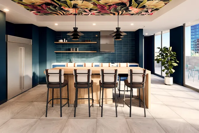 Rendering of the upcoming community kitchen renovation