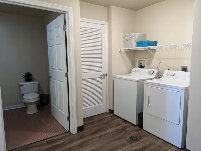 Laundry Room and Bathroom