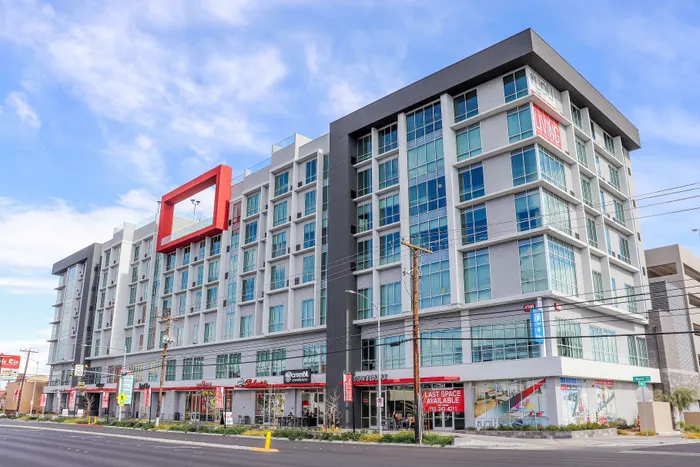 Street view of the apartments