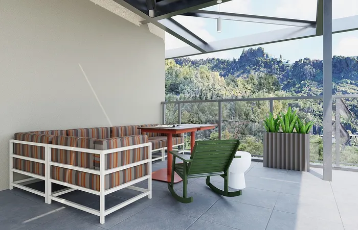 Terrace - Corner Balcony