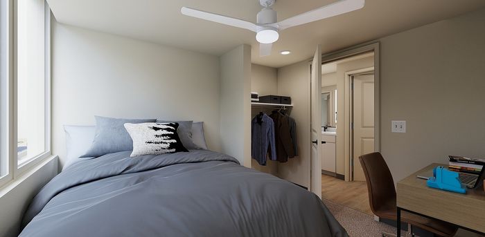 Unit M - Bedroom 2