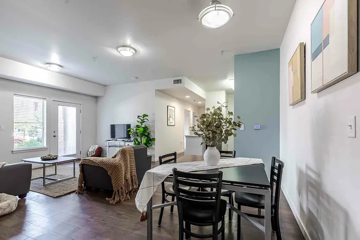 living and dining
