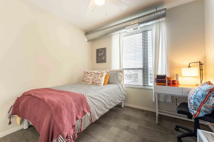 Model unit bedroom