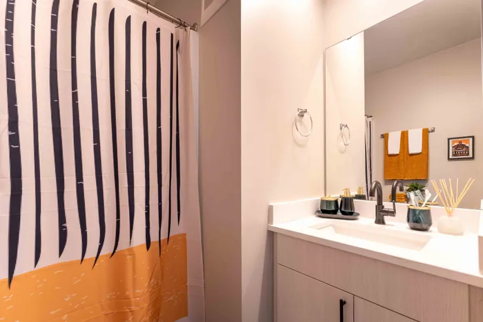 Model unit bathroom
