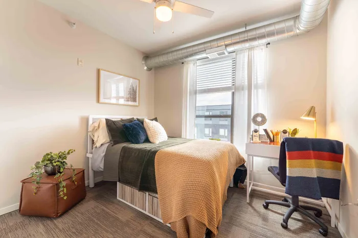 Model unit bedroom