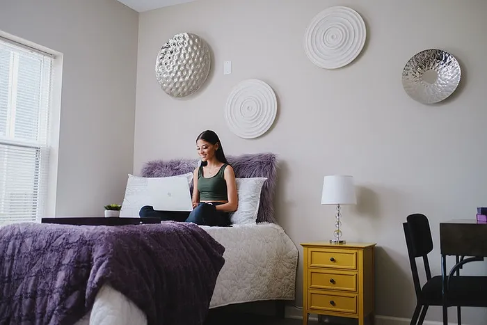 girl on bed