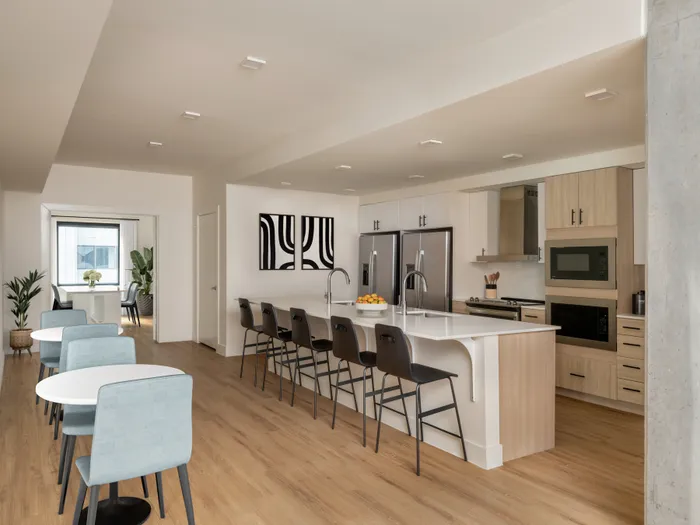 virtually staged kitchen