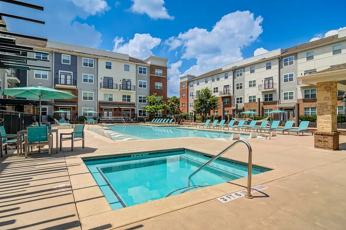hot tub and pool