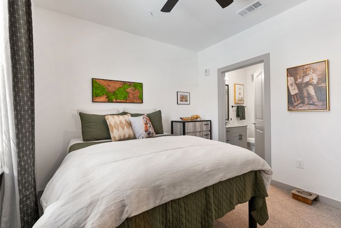 bedroom with decor