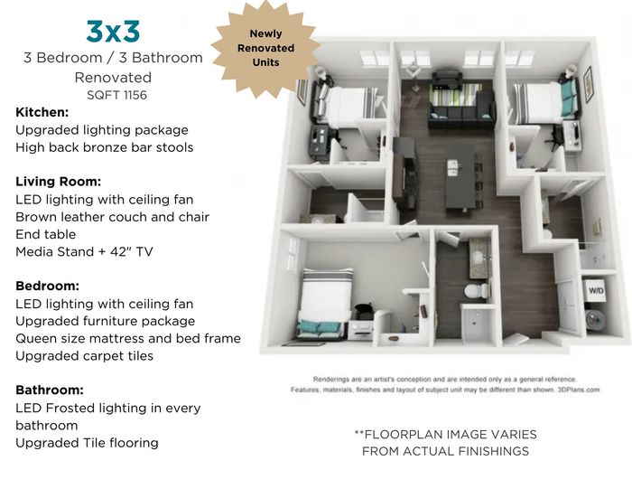 3x3 Renovated